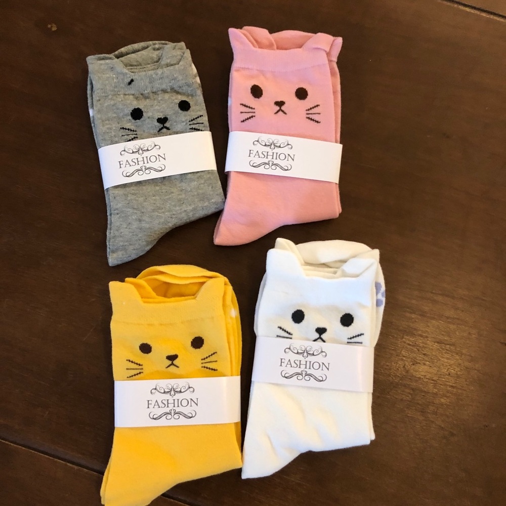 $5 SALE Set of Cat Socks